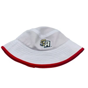 San Antonio Missions Bucket Hat Cap Adult OSFA White Red Poly Toyota TX MiLB - Picture 1 of 3
