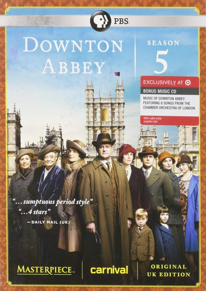PBS Masterpiece Downton Abbey Season 5 Including a Bonus Music CD