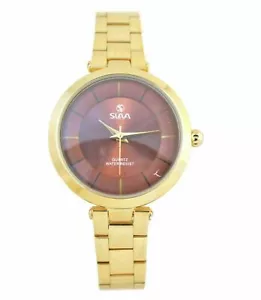 Slava Europe SL10256 Quartz Waterproof Women Wrist Watch Stainless-Steel band - Picture 1 of 17