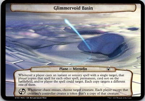 Magic the Gathering Glimmervoid Basin March of the Machine Commander Planechase - Picture 1 of 1