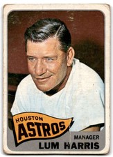 1965 Topps #274 Lum Harris  Houston Astros B1M