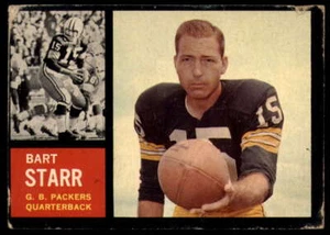 1962 Topps #63 Bart Starr G-VG SP Packers ID:168102 - Imagen 1 de 2