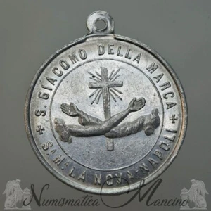 Medaglia Votiva S.Giacomo della Marca - Santa Maria La Nova Napoli - Imagen 1 de 2