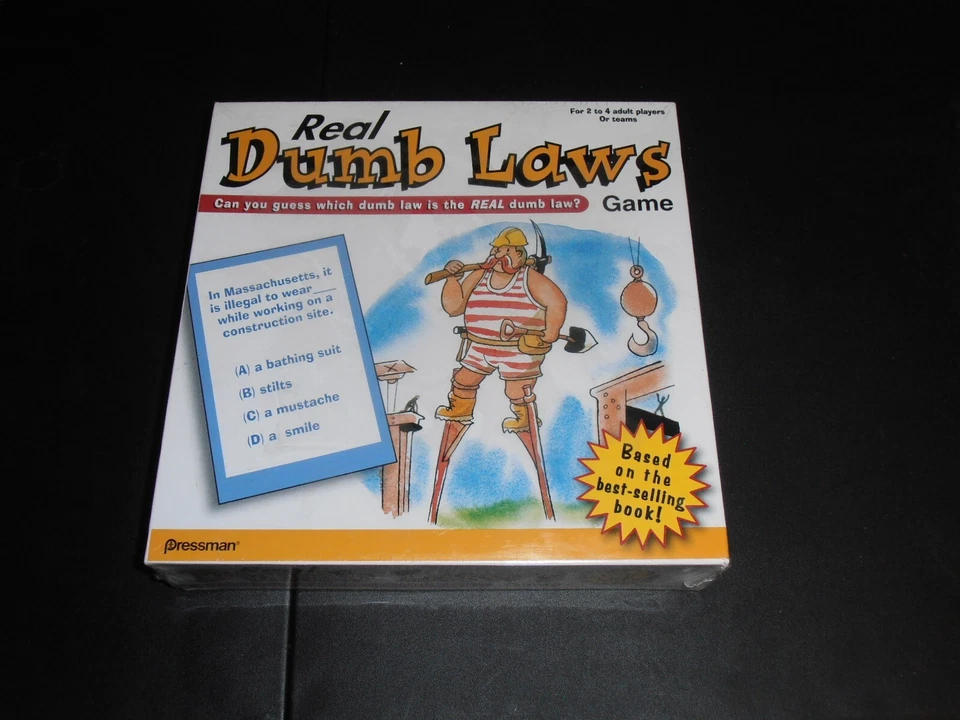 Real Dumb Laws, Board Game, Factory Sealed. - Image 1 of 1
