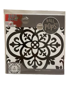Wall Pops! 4 blox "tangier" self-stick removeable decals - Picture 1 of 12