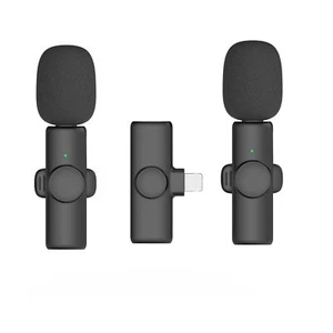 Microphone Lavalier sans fil enregistrement audio vidéo Mini micro - Photo 1/6