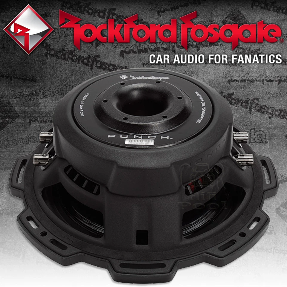Rockford Fosgate Punch P3 P3SD4-10 25cm flach Subwoofer 600 Watt Bass Woofer - Bild 1 von 1