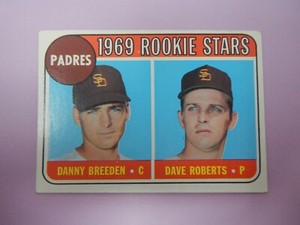 1969 Topps Baseball Danny Breeden Dave Roberts Padres #536 RC