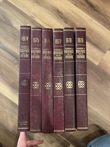 6 Encyclopedia Britannica Vintage YEARBOOK of SCIENCE & THE FUTURE 1974-1979 - Picture 1 of 4