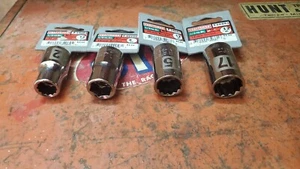 Craftsman 4pc METRIC 12,14,15,17 MM(12 point)1/2 Drive.Made in USA. - Picture 1 of 2