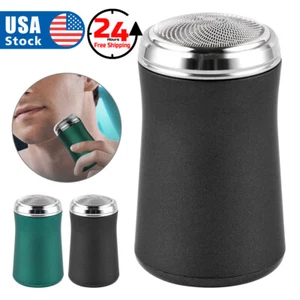Men's Electric Beard Shaver Trimmer Razor Rechargeable Hair Shaving Machine USB - Picture 1 of 11