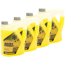 Kühlerfrostschutz MANNOL Advanced Antifreeze -40°C 4x 5 Liter gelb Frost Schutz