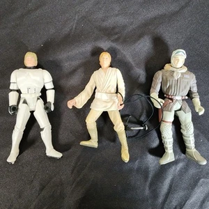 Star Wars POTF Han Solo Hoth & Luke Skywalker x2 Action Figure VOLUME DISCOUNT!! - Picture 1 of 8