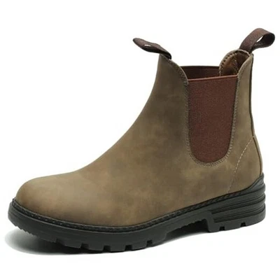  Outdoor Chelsea Hiking Boots For Women 6.5 Khaki - Image 1 of 4