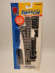 Life-Like Trains calibro HO telecomando elettrico interruttore sinistro binario #8611 - Foto 1 di 6