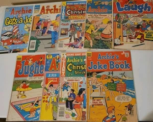 Archie & Jughead, Betty & Veronica, Archie & Me Lot of 9 Vintage Comics - Picture 1 of 10