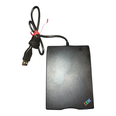 IBM USB Portable Diskette Drive Floppy Disk 3.5” MPF82E - Image 1 of 4