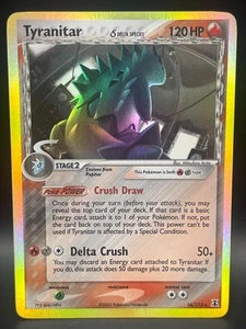 Pokemon TCG Delta Species Tyranitar δ Holo Feuer Typ Karte Near Mint A- - Bild 1 von 3