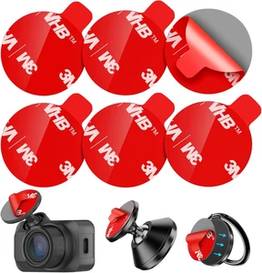 6Pcs Nastro Biadesivo Ricambio per Cruscotto Auto Supporto Magnetico, 25 - Foto 1 di 7