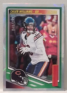 Caleb Williams Card #107  Numbered 044/299 Reflector Score 2025  - Picture 1 of 7