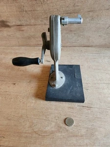 Kalart Film Reel Winder Hand Crank Manual Craig Master Rewind USA Vtg Heavy Base - Picture 1 of 23