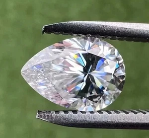 3.6 Ct D Color White Diamond Pear Shape VVS1 IGL Certified Loose Gemstone 5SDN - Picture 1 of 7