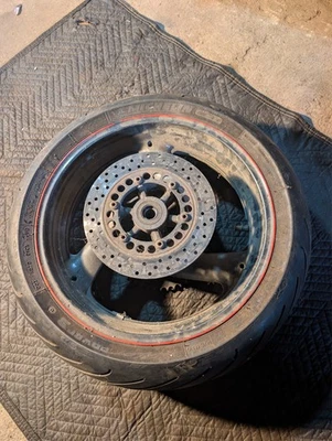 96-07 Yamaha YZF600R Thundercat OEM Rear Wheel Rim 17” Stock - Image 1 of 4