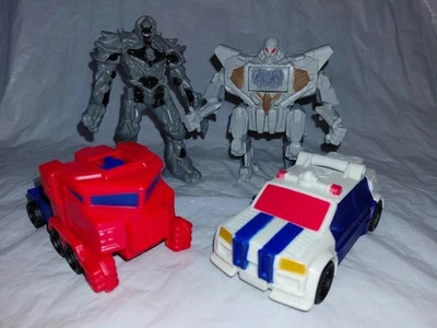 Usado Burger King Transformers Optimus Red Alert Megatron Starscream Foto 1 de 4