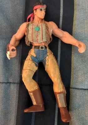 Figura de acción Playmates Turok Dinosaur Hunter Joshua Fireseed 6” 1998 Foto 1 de 2