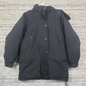 Eddie Bauer Wintermantel Damen Medium Goretex Gänsedaunen schwarz Kapuze - Bild 1 von 11