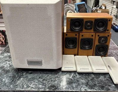 Kenwood Subwoofer System KSW-S500 Subwoofer And 4 Speakers   50W S - Image 1 of 4