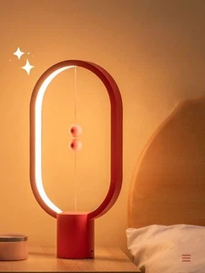 Table Lamp for Bedroom - Balance Lamp,Bedside Lamp with Touch Dimmer,Christma... - Picture 1 of 8