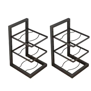 Étagère d'évier de cuisine, étagère à casserole multicouche, étagère de rangement pour armoire, Mu5300 - Photo 1/6