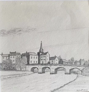 Landscape Drawing by Dan Winfield. - Picture 1 of 1