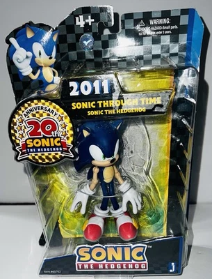 Modern Sonic The Hedgehog 20th Anniversary 2011 Deluxe 10" Figura Jazwares Foto 1 de 2
