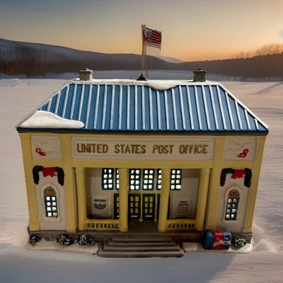 Brand New Lemax Village Collection “United States Post Office” Jukebox Junction - Image 1 of 4