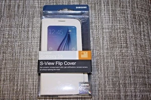 Samsung Marke WEISS S-View Flip Cover Samsung Galaxy S6!! #1147 - Bild 1 von 1
