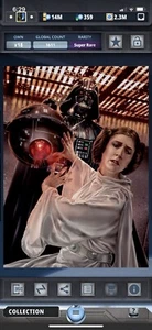Topps Star Wars Digital Card Trader Forces Of Good Princess Leia & Vader Insert - Picture 1 of 1