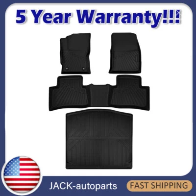 JUEGO ALFOMBRILLAS TOYOTA COROLLA CROSS 2022-2024 + REVESTIMIENTO MALETERO CARGA NEGRO NUEVO Foto 1 de 4