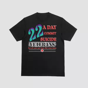 T-shirt Veteran Suicide Awareness - Foto 1 di 12