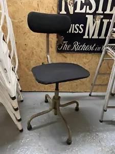 Vintage Industrial Factory Machinist Engineers Chair Dare-Inglis Mid Century - Picture 1 of 8