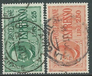 1932-33 REGNO USATO ESPRESSO 2 VALORI - S.1802-12 - Picture 1 of 1