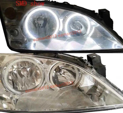 Anillo halo LED color blanco para Ford Mondeo 2001-2007 faro ojo de ángel lámpara DRL Foto 1 de 4