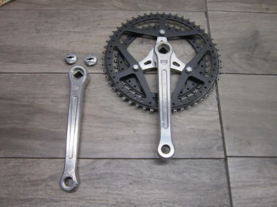 ancien vélo pédalier maxi black ( forged m14 ) dents 52/42 - Photo 1/4