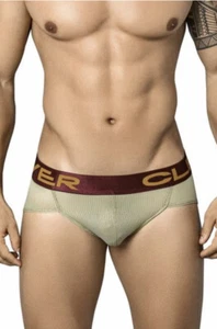 Clever Moda 5215 Clever Green Manhattan Matrix Brief Small S - Picture 1 of 5