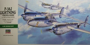 1/48 Lockheed P-38J Lightning Model Kit by Hasegawa - Picture 1 of 1