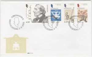 Denmark FDC 2005, Bicentenary of Birth Hans Cristian Andersen, mint - Picture 1 of 1