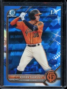2022 Bowman Chrome Sapphire Adrian Sugastey Rc #BCP-19