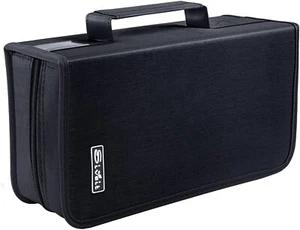 128 Disc Cd Dvd Storage Carrying Case Holder Binder Book Office Home & Travel - Picture 1 of 18