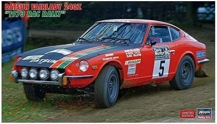 Hasegawa 20555 Datsun Fairlady 240Z "1973 Rac Rally" Kit Montaggio 1/24 - Immagine 1 di 1